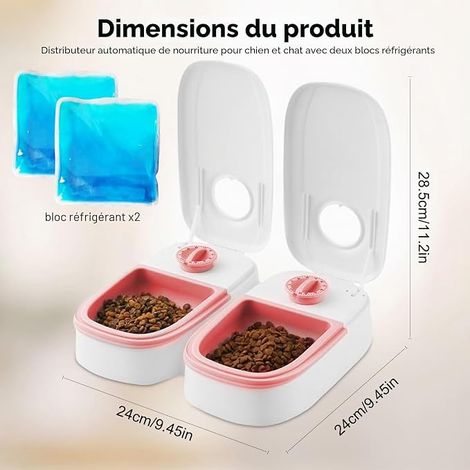 Cat Feeder, 700 ml, for Cats and Small Dogs, Suitable for Wet and Dry Food (1/4)
