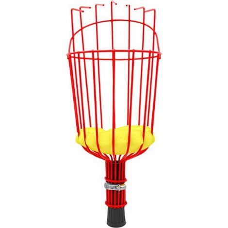 Panier De Ramassage De Fruits - Avec Amortisseur En Plastique - Pour Arbres Hauts - Compatible Avec Perche - 1 Pièce (1/5)