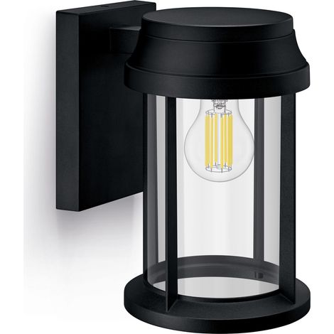 Philips Bellini Aplique de pared exterior (Negro) - Casquillo E27 (1/5)