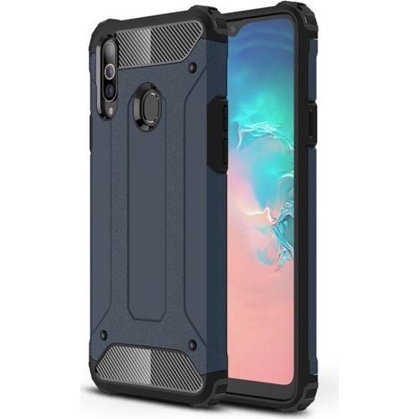 Funda protectora Tech Armor para Samsung Galaxy A20S, azul oscuro. (1/5)