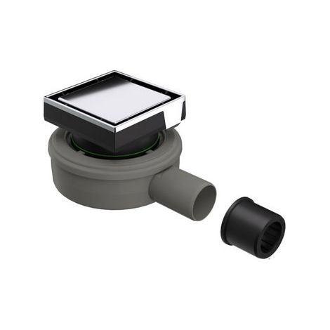 PILETTA SIFONATA MICRODRAIN PER SCARICO PAVIMENTO D. 40/50 MX10X10- Scarico diam. 40/50 mm- BONOM- pezzi 1