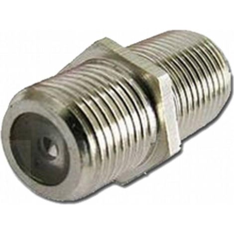 FPLUS conector f h-h c/ tuerca (caja 25) , Empalme de dos tramos de cable sin necesidad de tirar uno nuevo.
Conector F Hembra-Hembra