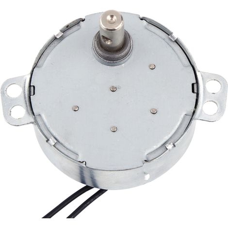 1 moteur synchrone à engrenages 220-240 V CA 4 W CW/CCW (0,8-1 tr/min) (1/4)