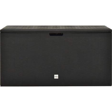 INLIFE Boîte de rangement de jardin Anthracite 114x47x60 cm (1/5)