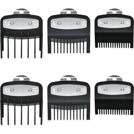 6 Piece Guide Comb, Clipper for Gradient, Limit Hair Clipper Comb, Ideal for Accurate Cutting at Home or Salon (1/5)
