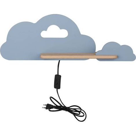 Applique Candellux Cloud LED 5W blu legno chiaro 4000K (1/3)