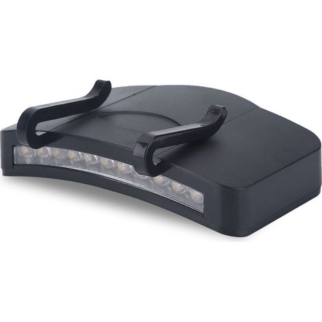 Lampe frontale à clip avec 11 LED pour casquette, idéale pour la pêche et le camping en extérieur (1 pièce). (1/5)