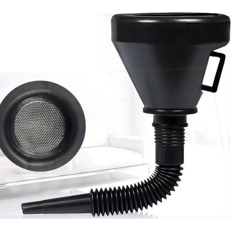 Entonnoir Carburant - Bouche Large - Anti-déversement - Filtre Intégré - Pliable - 1 Pièce (1/5)