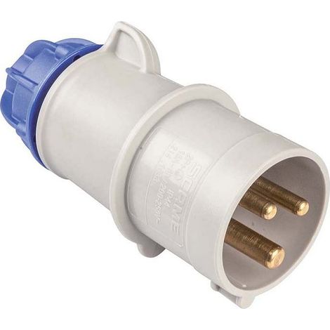 poly pool - spina mobile industriale 16 a 2p+t ip44 blu