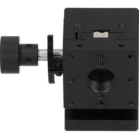 Plateforme de réglage manuel à queue d'aronde sur l'axe Z, platine de levage à engrenages de haute précision HFLA40 40x40 mm (1/5)