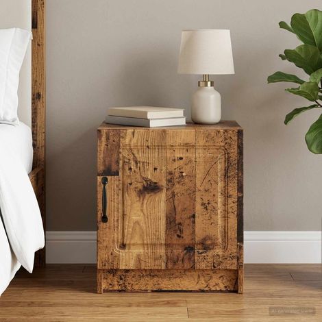 vidaXL Cabinet de chevet Bois ancien 43 x 34,5 x 47 cm (1/5)