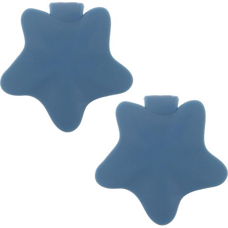 2 bouchons trop-plein, silicone, pour lavabo et remplacement (1/5)