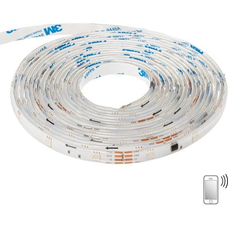 Nastro led connesso con applicazione wifi + bluetooth + 5m - Atmosphera créateur d'intérieur (1/5)