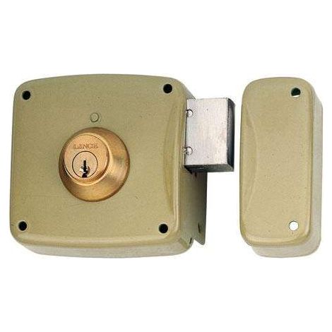 Cerradura Sobreponer 100X50Mm 5124Ahe10I Hierro Esmaltado Palanca Izquierda Lince (1/7)