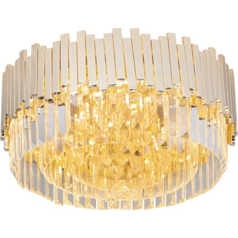 Plafoniera glamour oro cristalli 45cm 8xE14 Maxlight (1/3)