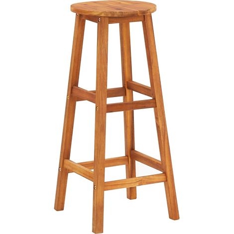 Barhocker 6 Stk. Massivholz Akazie vidaXL