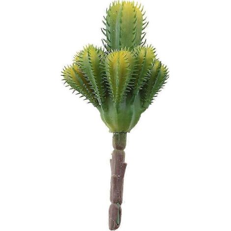 Plantes succulentes artificielles pour bureau, jardin et maison, créations végétales, décoration de fenêtre ou de bureau-12cm (1/5)