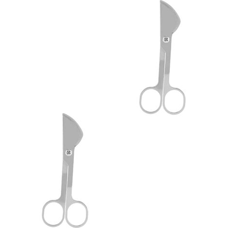 2 Pièces Ciseaux à Semence De Vache Extracteur De Garniture Fournitures Cisailles à Métaux Ciseaux à Tube De Semence Bovine Coupeur De De Vache T Tondeuse Acier Métal (1/5)