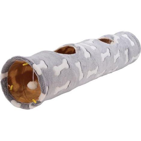 Tunnel pliable en peluche VGEBY pour animaux de compagnie (1/4)