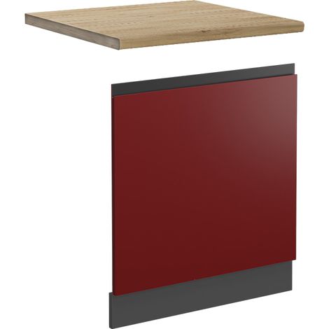 Panel frontal R-Line, Rojo, 60 cm , ET Roble, Vicco