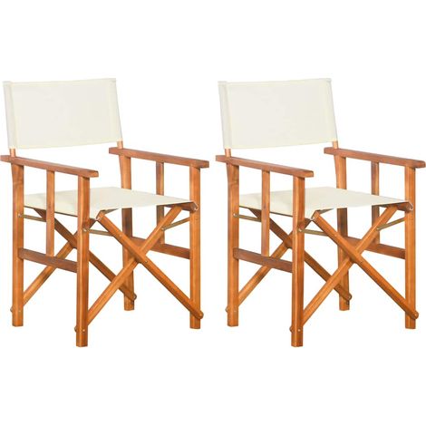 Regiestühle 2 Stk. Massivholz Akazie vidaXL