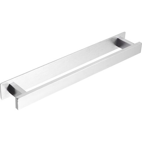 Porte-Serviettes - Barre Acier Inoxydable 304 - Auto-Adhésif Sans Perçage - 40 cm - Salle De Bain Cuisine (1/5)