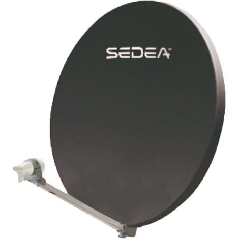 KIT SEDEA PARABOLE 65 CM EASY ACIER ANTHRACITE + LNB (1/3)