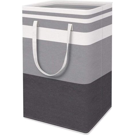 Panier à Linge Panier à Linge en Tissu Toile Corbeille de Rangement Pliable, Cordon Paniers à Linge, Pliable Sac à Linge, Imperméable, Pliable, Antipoussière
