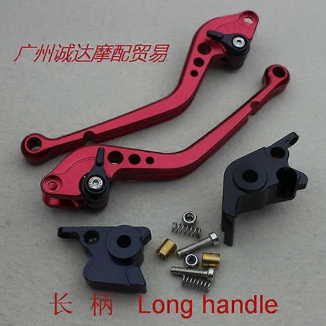 Pièces de moto modifiées pour KTM 690 DUKE R 14-17 : leviers de frein, klaxon et embrayage (tige longue rouge). (1/5)