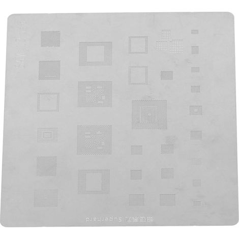 BGA Repackaging Stencil Template for S20, Stainless Steel (1/5)