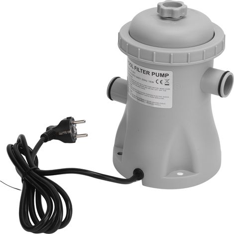 Pompe filtrante électrique pour piscine hors-sol, 330 gallons, système à cartouche, prise EU 220V, filtration efficace (1/5)