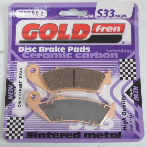 Bremsbelag gold fren für Motorrad honda 750 vfr 1988 bis 1993 arg (1/2)