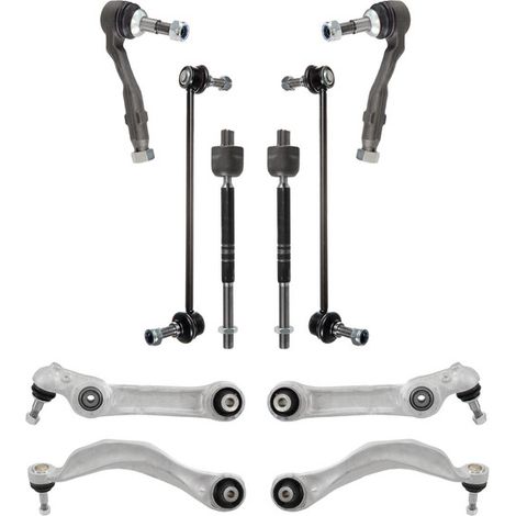 KIT BRACCIO OSCILLANTE 10 PEZZI COMPATIBILE CON BMW 5 TOURING (F11)520D 06.2010-02.2017 / Kit Sospensione Completo OE/OEM / Bracci Oscillanti + Testine Sterzo / Sostituzione Diretta OEM