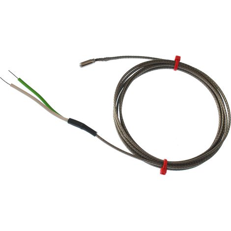 Thermocouple type K Ø 4.76mm, L 13mm, +350°C max à Câble ( Prix pour 1 )