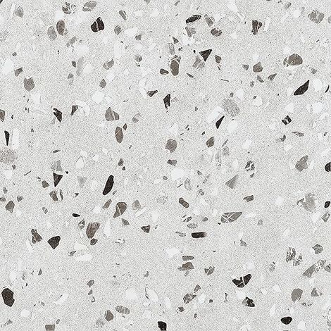 Terrazzo Grey PVC Adhesive Floor Tiles 30 x 30 cm 5 Tiles Marble Effect White Self-Adhesive Kitchen Floor Sticker Bathroom Marble Waterproof Vinyl Floors Adhesive Bedroom (1/5)