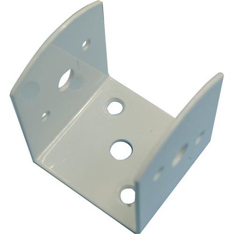STAFFA PER TRAVI 70X70MM "837-B" ACCIAIO BIANCO