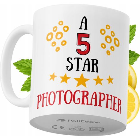 Tazza divertente e umoristica per fotografi, ideale per caffè e tè, con grafica e testo divertenti. Perfetta per compleanni, onomastici e festività. Tazza premium per occasioni speciali, per casa, uff (1/5)