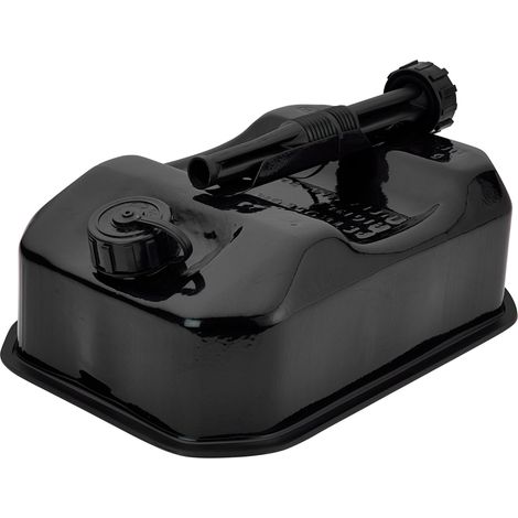 Draper 31790 Flat Steel Fuel Can, 5L, Black