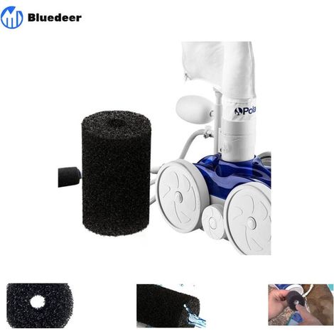 10 pcs de Rechange pour épurateur de Queue Polaris pour Queue de Tuyau de Nettoyeur de Piscine Vac-Sweep - Convient à 180,280,360,380,480,3900 Mousse à l'extrémité du Tuyau