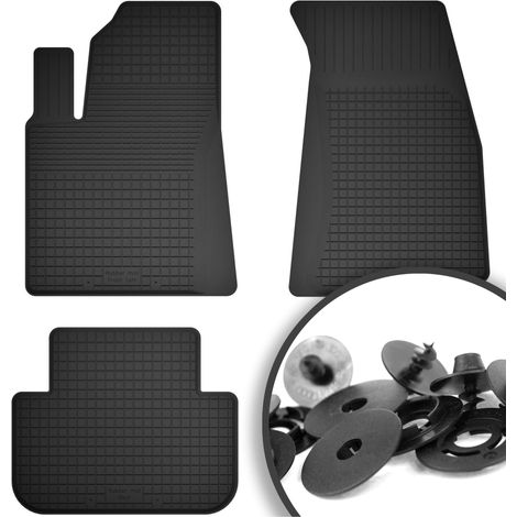 Gummimatten + Stopper für: Audi Q7 II 7-Sitzer (ab 2017)