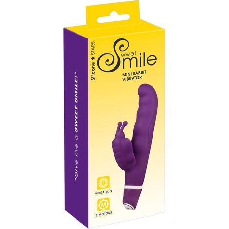 Sweet Smile - Vibratore flessibile a forma di farfalla con 7 modalità di vibrazione, colore viola (1/5)