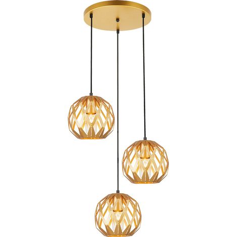 Italux Hilo Lámpara de techo colgante moderna de 3 luces, E27 (1/2)