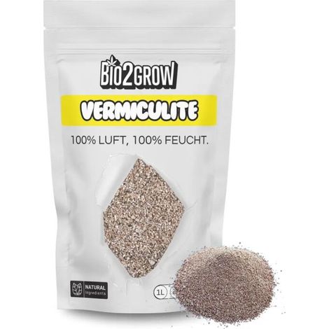 Bio2Grow Vermiculite 3 Liter – Bodenzusatz Belüftung Wasserspeicherung (1/5)