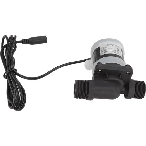 Pompe à eau sans balais DC 8‑24V pour chauffe‑eau solaire, filetage mâle G1/2 (1/5)