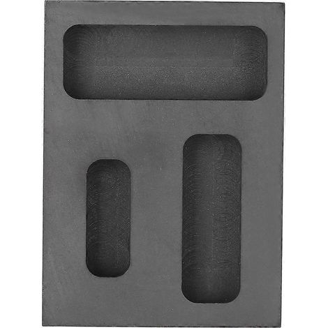 Moule combiné pour creuset en graphite, lingot, torche de fusion, coulée, raffinage et barres de rebut (1/5)