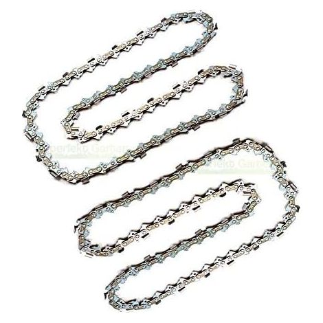 Guide et chaîne pour tronçonneuse , 2 chaînes de tronçonneuse 30 cm 1,3 mm 3/8" 45 TG Compatible avec tronçonneuse Greenworks GD24CS30K4 24 V