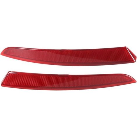 Paar. Farbe: Rot. Material: Kunststoff. Heckstoßstange, Nebelscheinwerfer, Reflektoren, rote Linsen. 6314731 (1/4)