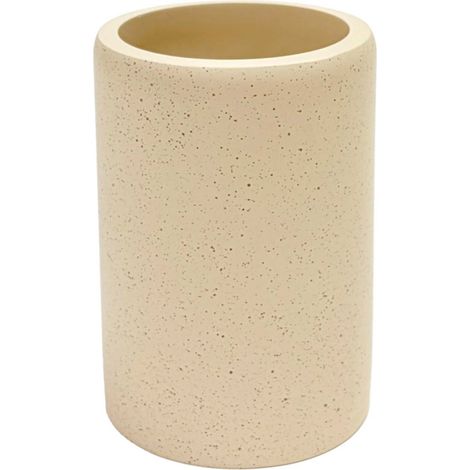 Gobelet Brosse à Dents Design "Oria" 10cm Sable (1/4)