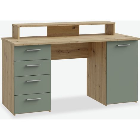 Feena  Legno laminato - Quercia Artisan / Salvia (1/5)