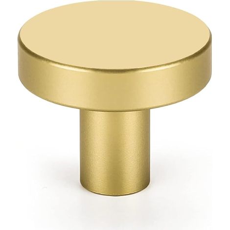4 Stück Schrankknöpfe Gold Möbelknöpfe Runden Knöpfe Schrank Schubladenknauf Messing schubladenknöpf Vintage Kommodenknöpfe Gold Schubladenknöpfe Türknopf Gold für Badezimmer (1/5)